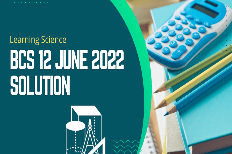 BCS-012 June 2022 Solution