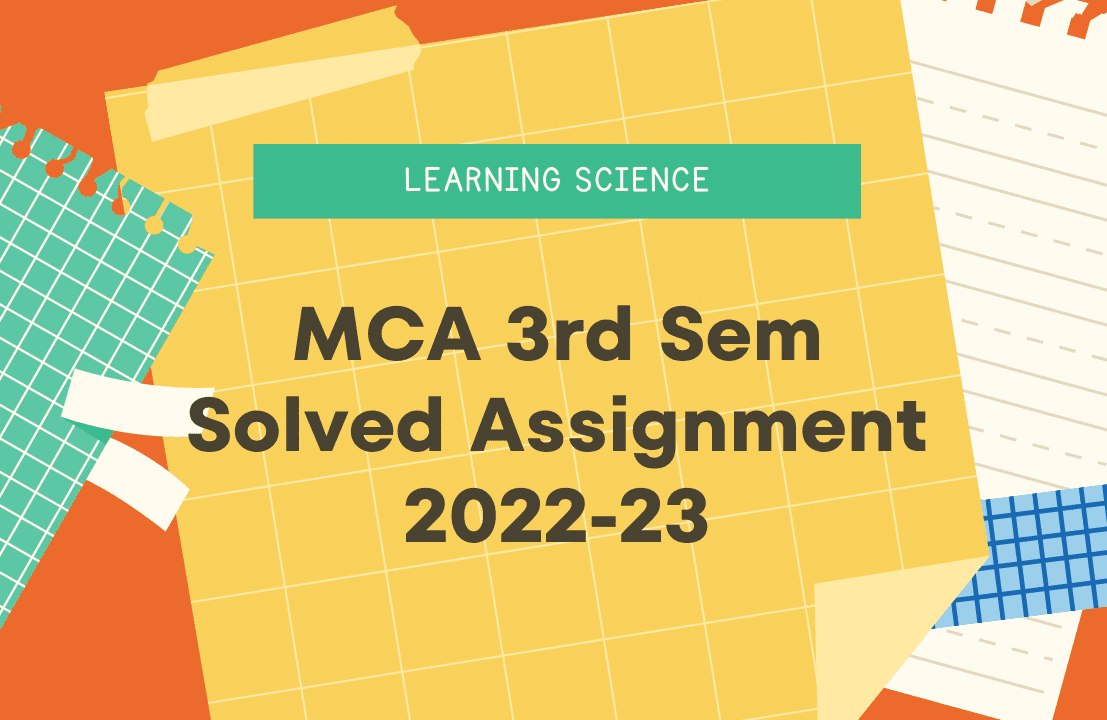 ignou assignment mca 3rd sem