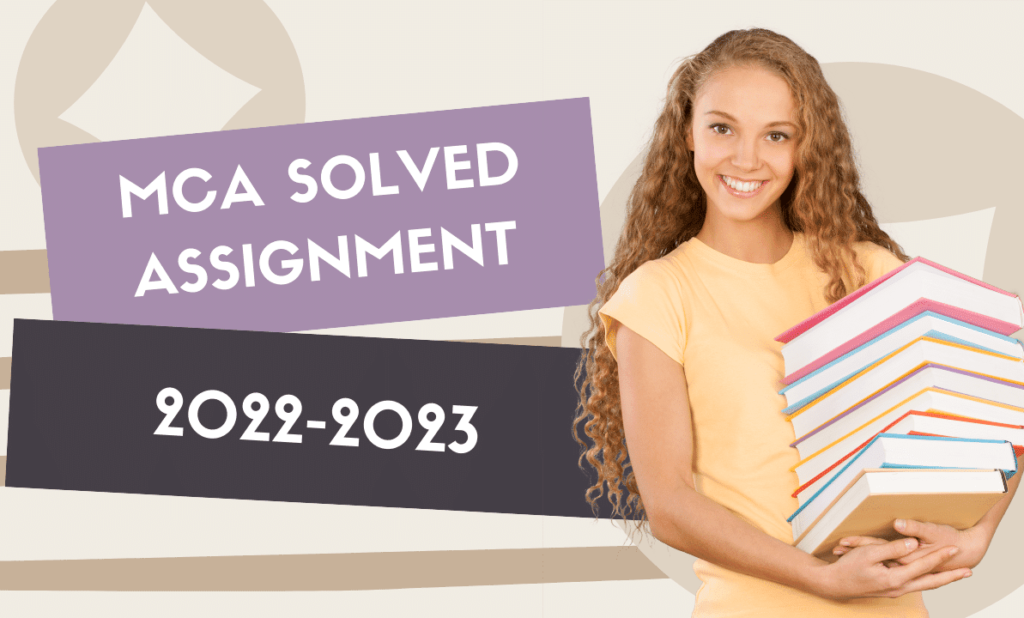 mca assignment ignou 2022